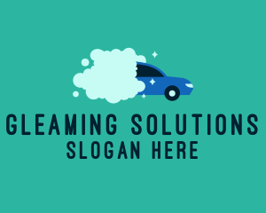 Auto Cleaning Bubbles logo design