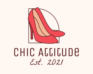 Woman High Heels logo design