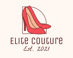 Woman High Heels logo design