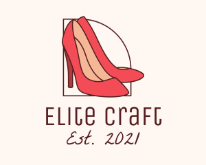 Woman High Heels logo design