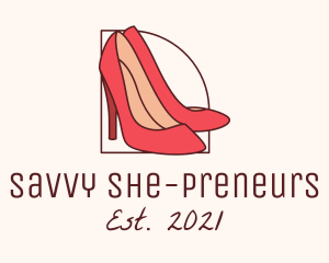 Woman High Heels logo design