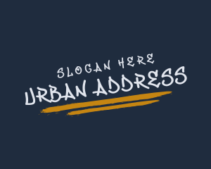 Urban Graffiti Brush logo design