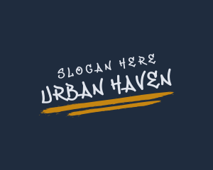 Urban Graffiti Brush logo design