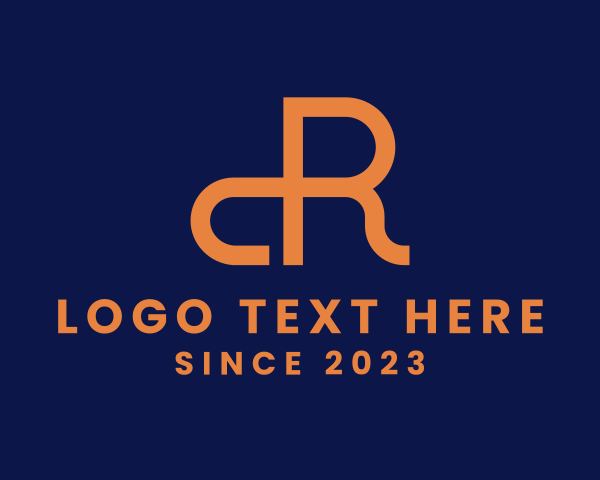 Letter Cr logo example 2