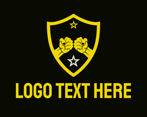 Shield logo example 1