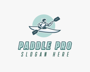 Kayak Paddle League logo design