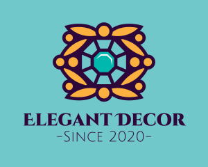 Ornamental Crystal Decoration logo design