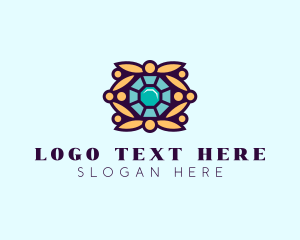 Ornamental Crystal Decoration Logo