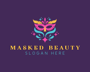 Mask Festival Celebration logo design