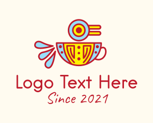 Aztec Bird Coffee Cup  logo