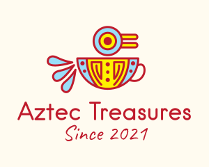 Aztec Bird Coffee Cup  logo