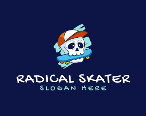Skater Skull Cap logo