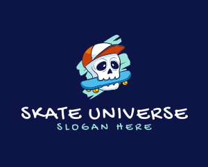 Skater Skull Cap logo