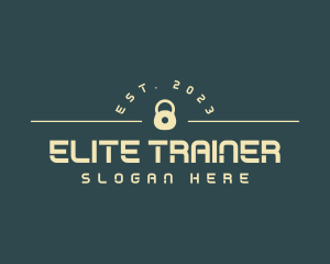 Kettlebell Gym Equipment logo design