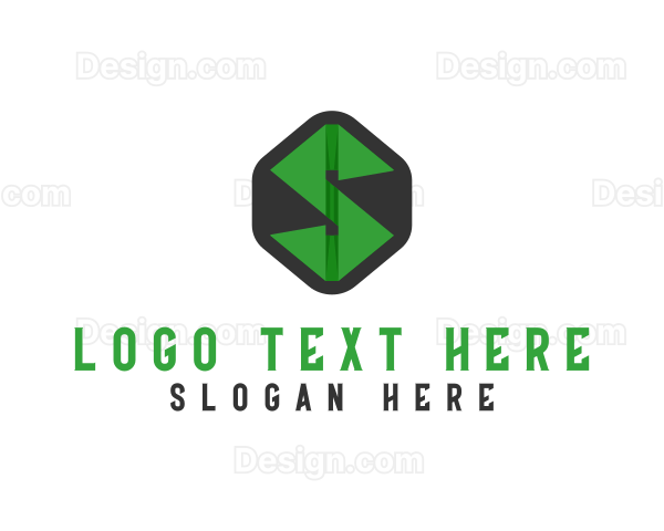 Paper Fold Letter S Logo
