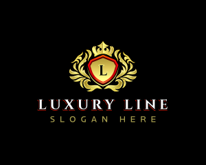 Luxury Crown Crest logo design