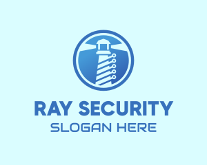 Digital Security Lighthouse logo design