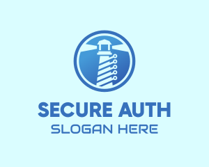 Digital Security Lighthouse logo design