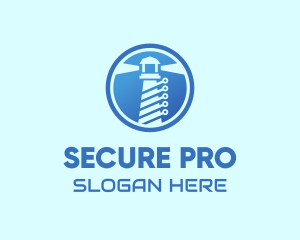 Digital Security Lighthouse logo design