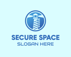 Digital Security Lighthouse logo design