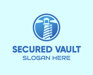 Digital Security Lighthouse logo design