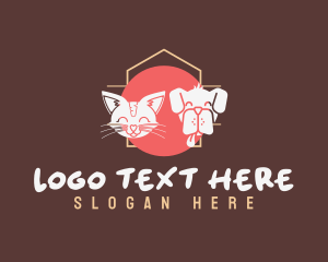 Cat Dog Shelter Logo