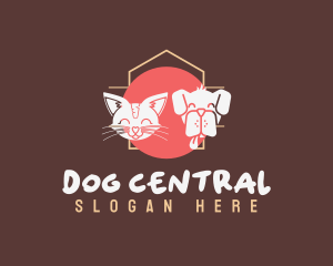 Cat Dog Shelter logo design