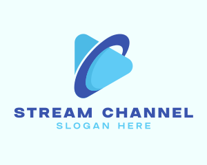 Planet Streaming Application logo design