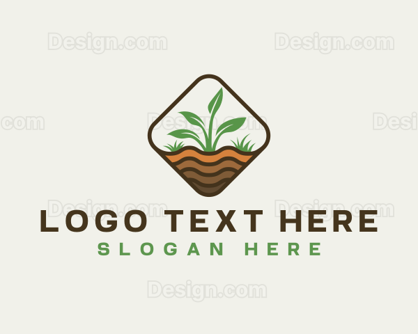 Plant Gardening Eco Logo