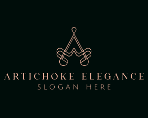 Elegant Boutique Letter A logo design