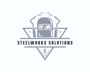 Welder Blowtorch Metalworks logo design