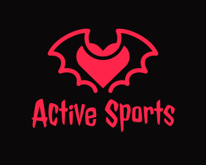 Red Bat Heart logo