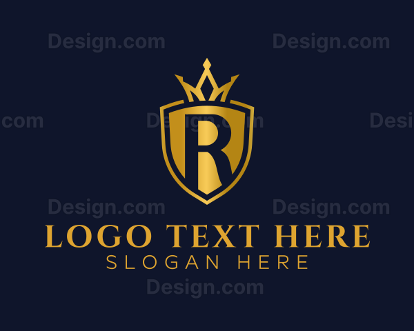 Regal Shield Letter R Logo