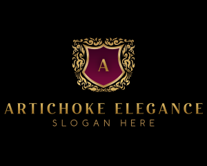 Elegant Crest Shield logo design