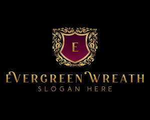 Elegant Crest Shield logo design