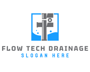 Water Drainage Plumber logo design