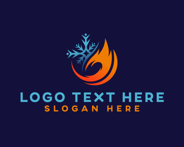 Burning logo example 1