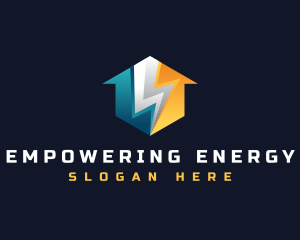 Home Energy Bolt logo design