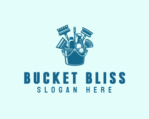 Janitorial Cleaning Bucket logo