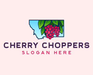 Montana Fruit Chokecherry logo design