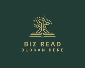 Book Tree Knowledge logo design