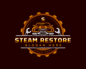 Car Restoration Automotive logo design