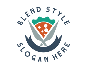 Knife Pizza Pizzeria logo design