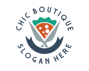 Knife Pizza Pizzeria logo design