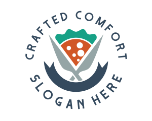 Knife Pizza Pizzeria logo design