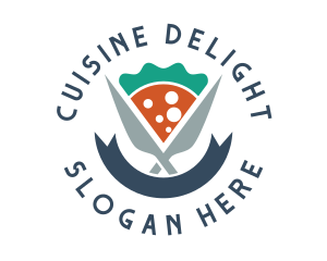 Knife Pizza Pizzeria logo design