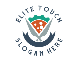 Knife Pizza Pizzeria logo design