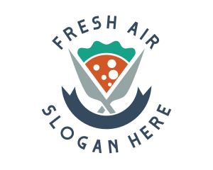 Knife Pizza Pizzeria logo design