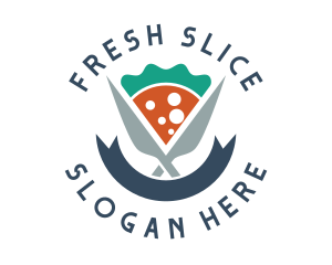 Knife Pizza Pizzeria logo design