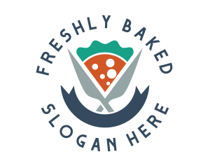 Knife Pizza Pizzeria logo design